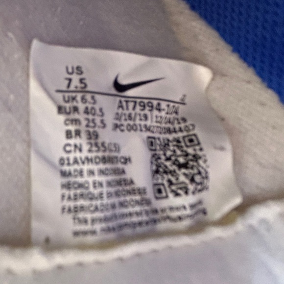 Nike Mercurial Vapor 13 Academy Neymar Indoor Soccer Cleats Men’s Size 7.5 - Picture 9 of 10